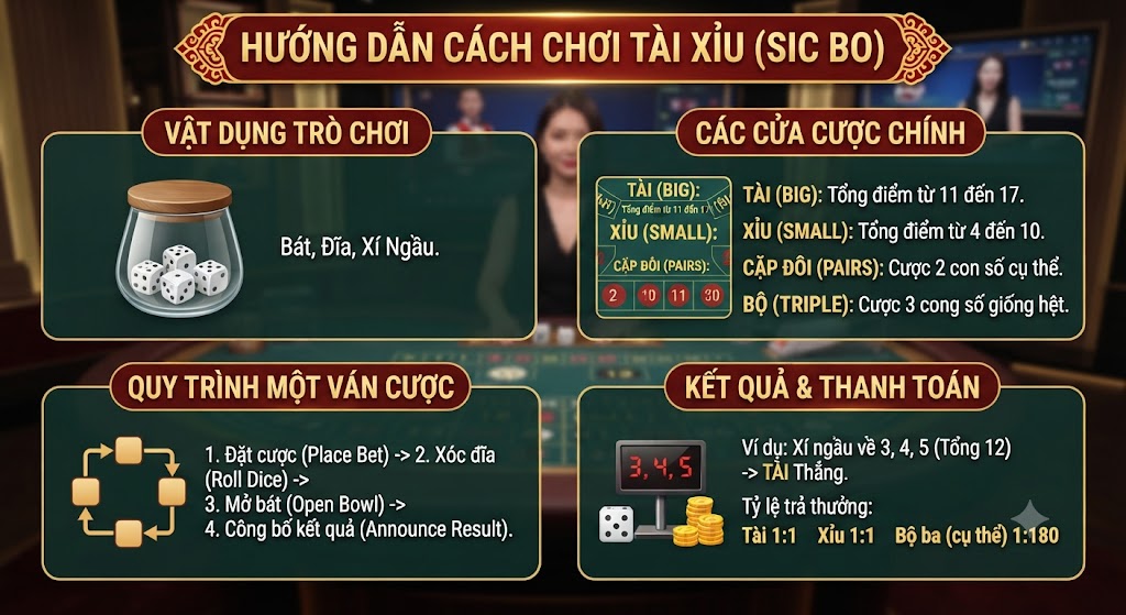 hướng dẫn tài xỉu