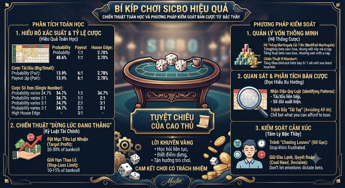 chơi sicbo hiệu quả